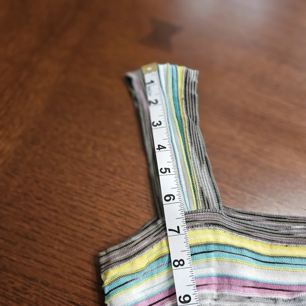 M By Missoni Y2K Sundress Multicolor Knit Size 4 - Picture 13 of 13